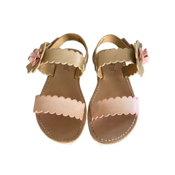 Maggie & Zoe Tan, Gold, White and Pink Sandal 9 - Picture 2 of 7